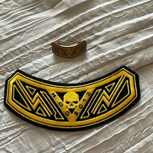 2012 Harley Davidson patch and pin